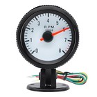  2-1 6 Inch  52mm  Tachometer 8000 Rpm Gauge With Holder Blue Backlight Tach 