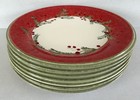 Lenox Holiday Wreath Dinner Plates 11 3 8  Set Of 7 Christmas Plates