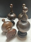 Vintage Wooden Finials Set Of 4 - Unused For Furniture  Clocks  Decor