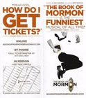 Andrew Rannells  the Book Of Mormon  Nikki M  James   Josh Gad 2011 Flyer