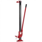 48    60   Ratcheting Off-road Farm Jack For Vehicles 3ton 7000 Lbs Capacity red