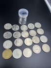Lot Of 20  1 Casino Dollar Gaming Tokens Metal Circulated Conditions Sku 7550