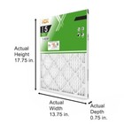 3-pack Standard Pleated Air Filter 14x18x1  Air Filters Replacement Fpr 5 Merv 8