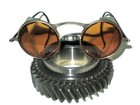 Antique Wwii Amber Willson Goggle Sunglasses Vtg Old Orange Steampunk Glasses