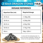 Natural Seiryu Stone Aquarium Rocks 2 To 6 Inches Fish Tank Decor 10 Lb Set