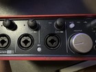 Focusrite Scarlett 18i8  1st Gen  18 Channel Usb Audio Interface - Red extras