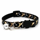 Adjustable Cat Collar With Bell Cartoon Star Moon Safety Collar For Cats   Kitte