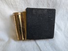 Vintage Gold Tone Metal Compact And Lipstick Holder In A Case   Ii