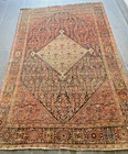 Antique Persiann Sarouk Ferahan Oriental Rug   6  5  X 4 