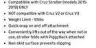 Uppababy Piggyback Ride-along Board For Cruz Stroller 2015-2019 Not Cruz 2