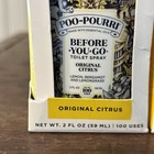 Poo Pourri Before You Go Toilet Spray Original Citrus Lemon Bergamot 2 Oz Lot 2