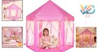 Princess Castle Tent For Girls Pink Playhouse With Fairy Star Lights 52 Inches