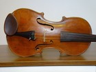 4 4 Old Violin Labelled Malinsky Violin   nr  501  - With Lion Head