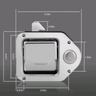Truck Tool Box Latch Stainless Steel Tool Box Lock Replacementtrailer   