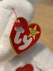 Ty Beanie Babies Valentino Bear 1994 White Red Heart Valentines Day With Tags