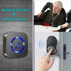 Dc Powered Caregiver Pagers  2 Ringers Powered By Battery portable sos Call