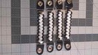 Vest Extenders Black   White Set Of  4 Para Cord Light   Strong   By Stitch