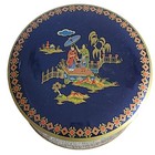 Vintage Biscuit Tin Daher Asian Design Made In England