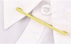 2pcs Gold   Silver Tie Collar Bar Pin Shirt Clip Metal Collar Pins For Men