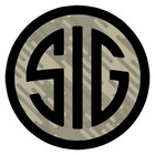 Sig Sauer Camo Circle Firearms Die Cut Sticker 5 5  Gun 1776 - 4  Olive Or Tan