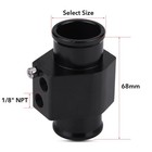 44mm 1 75in 2-stage Radiator Hose Adapter Dual Electric Fan Temp Switch Wire Kit