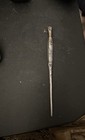 Ornate Metal Calligraphy Dip Pen   Glass Inkwell Set With Floral Design