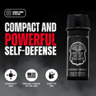 Police Magnum Pepper Spray 2 Ounce Flip Top Fogger Personal Defense Security