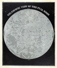 C 1850 Smith Astronomy Print Telescope View Full Moon Phase Lunar Craters