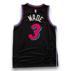 Dwyane Wade  3 Miami Heat 2019-2020 City Edition Jersey - Black Classic Jersey