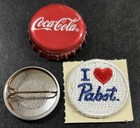 I        Pabst Mini Patch   Pabst Beer Button - Milwaukee  Wisconsin