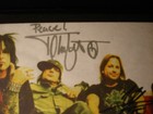 Signed Autographed Motley Crue Entire Band Photo With Tickets Framed