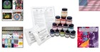 Vibrant Procion Mx Dye Set With 13 Colors   Fixer     For Stunning Fabric Art 