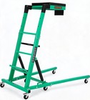 Adjustable Topside Creeper 400lb  3 Height  3 Tilt Angles  Tool Pouch  6 Casters
