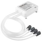 Aquarium Fish Tank Silent Air Pump 4 Air Bubble Disk Stone Hydroponic Oxygen