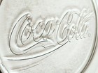 Coca-cola 13  Wide Vintage Glass Tray Excellent Condition No Chips Or Cracks