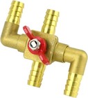 Heater Core Bypass Valve 4-way Solid Brass Automobile Integrated Manua