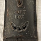 Antique Postal Mail Box Cast Iron Wall Mount