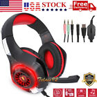 3 5mm Wired Stereo Bass Surround Gaming Headset For Ps4 New Xbox One Pc With Mic