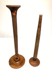 Old Two Piece Wooden Monaural Stethoscope - 7 Inches1920 s Fruit Wood