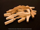 Bridge For Balalaika   Domra  Semi Manufacture Of Bridge  Height About 19mm  Ash