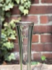 Silver Top Art Nouveau Column Pair Vases - C R co Birmingham 1904 Art Nouveau