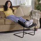 Etna Padded Supportive Foot leg Rest For Chair Couch Or Desk - Black
