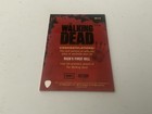 Walking Dead Season 1 Wardrobe Relic Card - Rick   s First Kill M18  - Near Mint