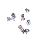 8pcs Silver Bottom Back Case Cover Screw Set For Macbook 12  Retina A1534