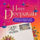 Singapore 2024 Happy Deepavali New Postal Slogan Die Date Stamp With Sam Label