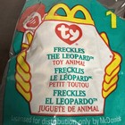 Ty Beanie Baby Mcdonald   s Freckles The Leopard Happy Meal Toy Mini Plush  1 Bdw
