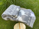 Wool Blanket 100  Natural Sheep Wool Blanket Organic Wool Throw Gift 51x79 In 