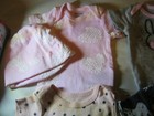 Newborn Baby Girl Clothes Lot Of 5 Pieces Onesies Gerber  Baby Favorite Excellen