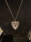 Waterford Heart Shaped Pendant Vintage Crystal Necklace In Original Packaging