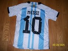 Argentina Lionel Messi Kids Soccer Jersey Size L xl